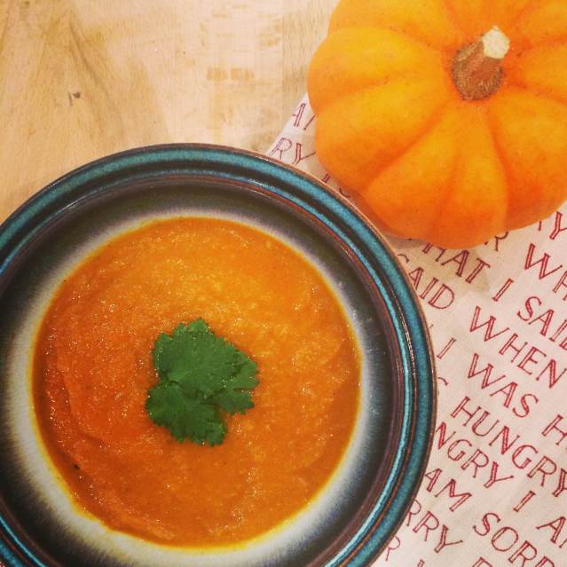 Sweet potato and carrot soup