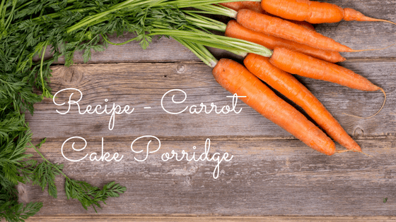Carrot cake porridge